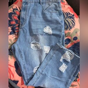 SHEIN Curve 2XL Denim Jeans, no stretch